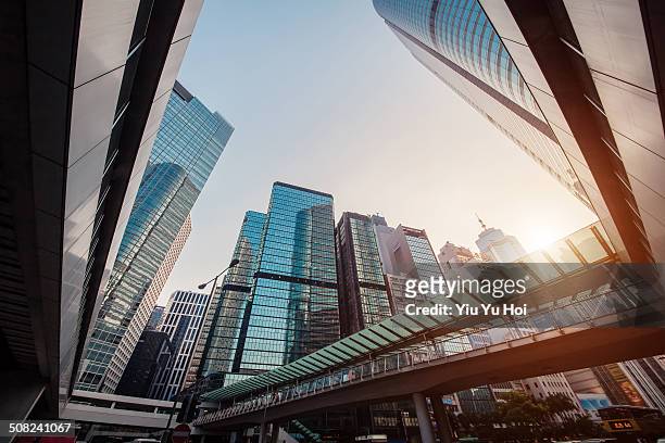 modern city with skyscrapers and infrastructures - in central stock pictures, royalty-free photos & images
