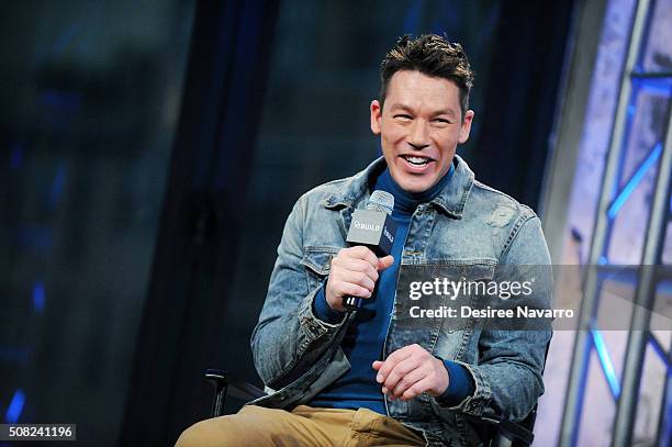 Designer/ TV personality David Bromstad attends AOL Build Speaker Series at AOL Studios In New York on February 3, 2016 in New York City.