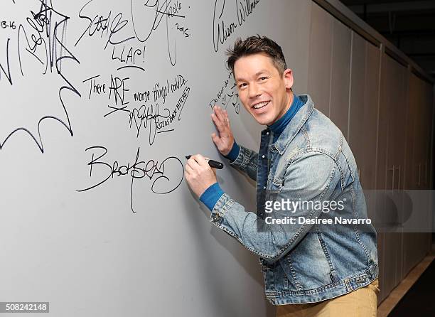 Designer/ TV personality David Bromstad attends AOL Build Speaker Series at AOL Studios In New York on February 3, 2016 in New York City.