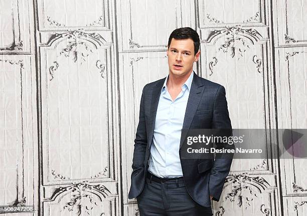 Actor Benjamin Walker attends AOL Build Speaker Series - Teresa Palmer, Benjamin Walker And Nicholas Sparks, "The Choice" at AOL Studios In New York...