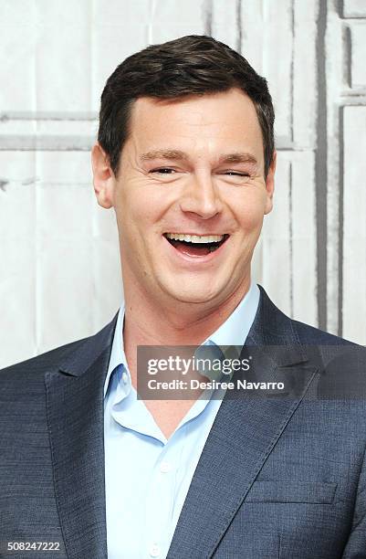 Actor Benjamin Walker attends AOL Build Speaker Series - Teresa Palmer, Benjamin Walker And Nicholas Sparks, "The Choice" at AOL Studios In New York...