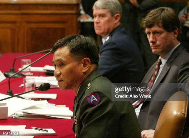 Army Maj. Gen. Antonio Taguba , author of an Army internal report on abuses at the Abu Ghraib prison near Baghdad, testifies as Deputy Commander of...