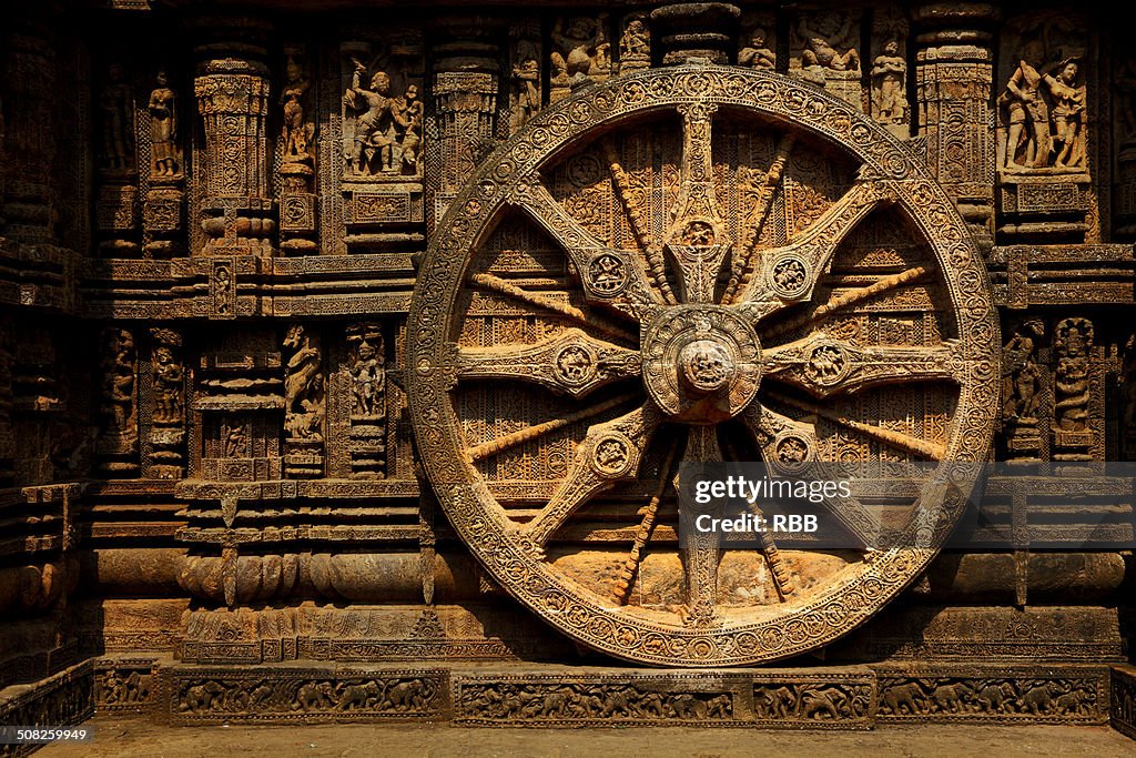 Chariot Wheel at Sun Temple, Konark