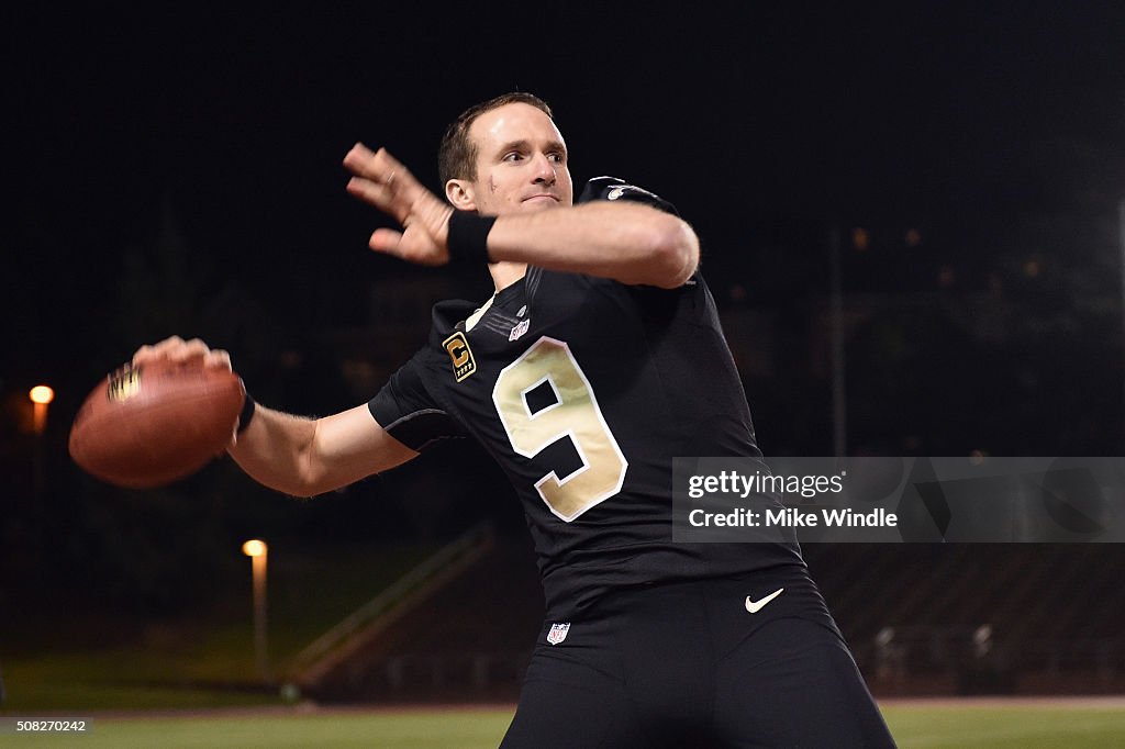 Verizon #Minute50 Winners Catch 50-Yard Pass From Drew Brees