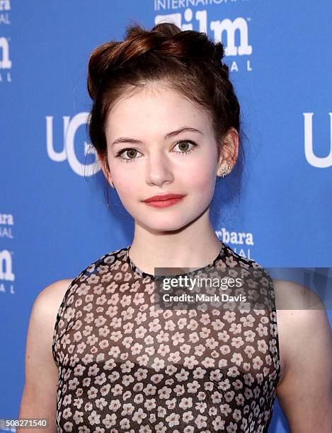 Actress Mackenzie Foy attends the opening night presentation of 'The Little Prince' at the Arlington Theater during the 31st Santa Barbara...