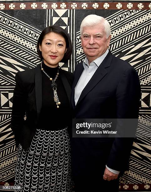 Mme Fleur Pellerin, French Minister of Culture and Communications and former U.S. Senator Chris Dodd, Chairman and CEO of the Motion Picture...