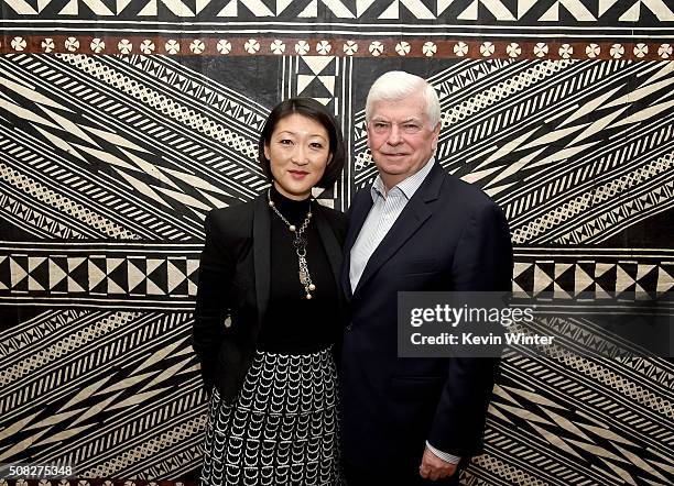 Mme Fleur Pellerin, French Minister of Culture and Communications and former U.S. Senator Chris Dodd, Chairman and CEO of the Motion Picture...