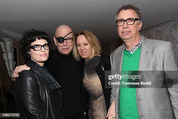 Guests attend the Albright Fashion Library LA Launch on February 3, 2016 in Beverly Hills, California.