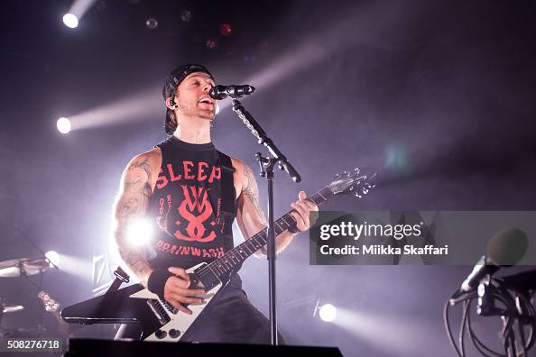 Bfmv Singer Vocalist Matthew Tuck of Bullet For My Valentine performs at The ...