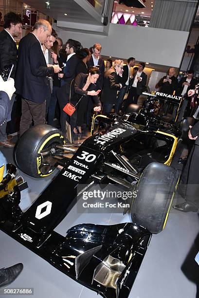 General view of atmosphere during the Renault Sport Formula One: Cocktail At Atelier Renault on February 3, 2016 in Paris, France.