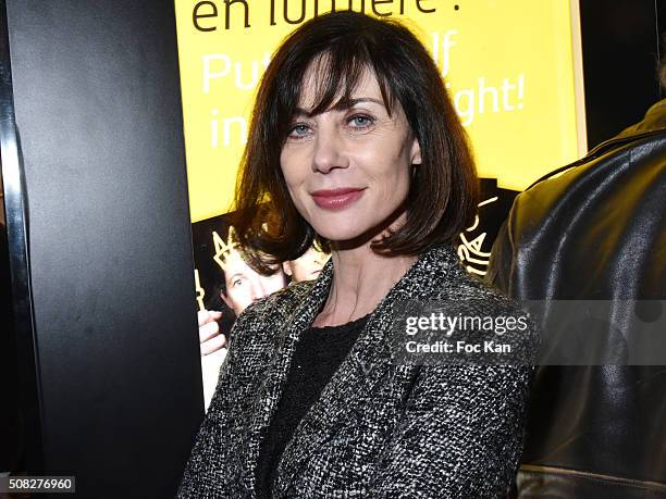 Actress Veronique Delbourg attends the Renault Sport Formula One: Cocktail At Atelier Renault on February 3, 2016 in Paris, France.