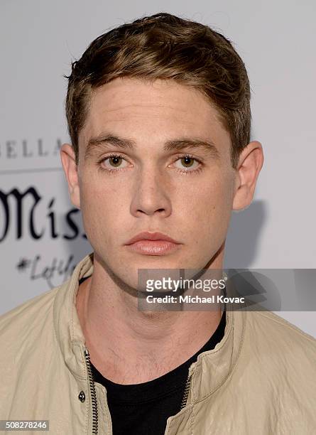 Actor Jedidiah Goodacre attends Miss Me and Cosmopolitan's Spring Campaign Launch Event Hosted by Bella Thorne at The Terrace at Sunset Tower Hotel...