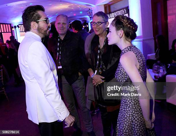 Director Roger Durling and Actress Mackenzie Foy attend the afterparty for the opening night presentation of 'The Little Prince' at the Paseo Nuevo...