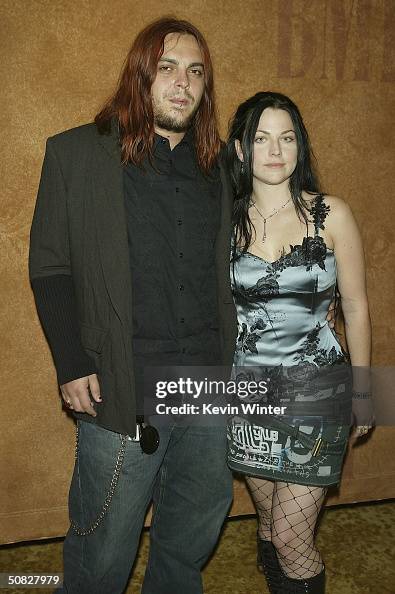 Musician Shaun Morgan of Seether and singer Amy Lee, of Evanescence,...  News Photo - Getty Images