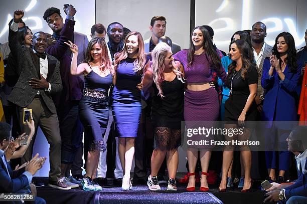 Models and designers attend Glazer Palooza and Suits and Sneakers on February 3, 2016 in San Francisco, California.