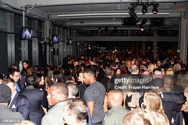 General view of the atmosphere during Glazer Palooza and Suits and Sneakers on February 3, 2016 in San Francisco, California.