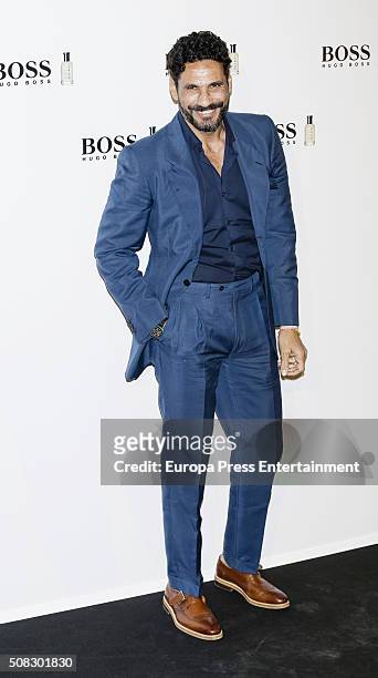 Oscar Higares attends 'Man Of Today' campaign at Eurobuilding hotel on February 3, 2016 in Madrid, Spain.