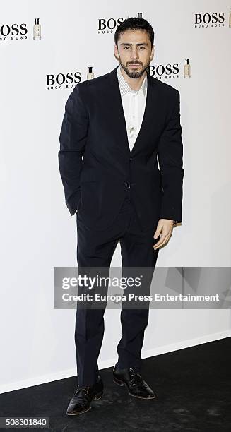 Ruben Sanz attends 'Man Of Today' campaign at Eurobuilding hotel on February 3, 2016 in Madrid, Spain.
