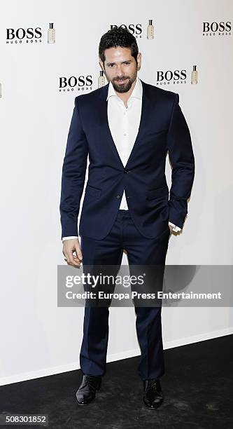 Harlys Becerra attends 'Man Of Today' campaign at Eurobuilding hotel on February 3, 2016 in Madrid, Spain.