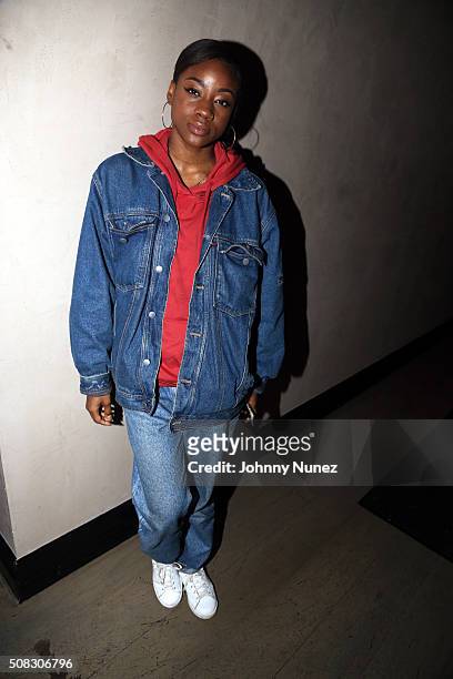 DonMonique attends the Wiz Khalifa album listening event on February 3, 2016 in New York City.