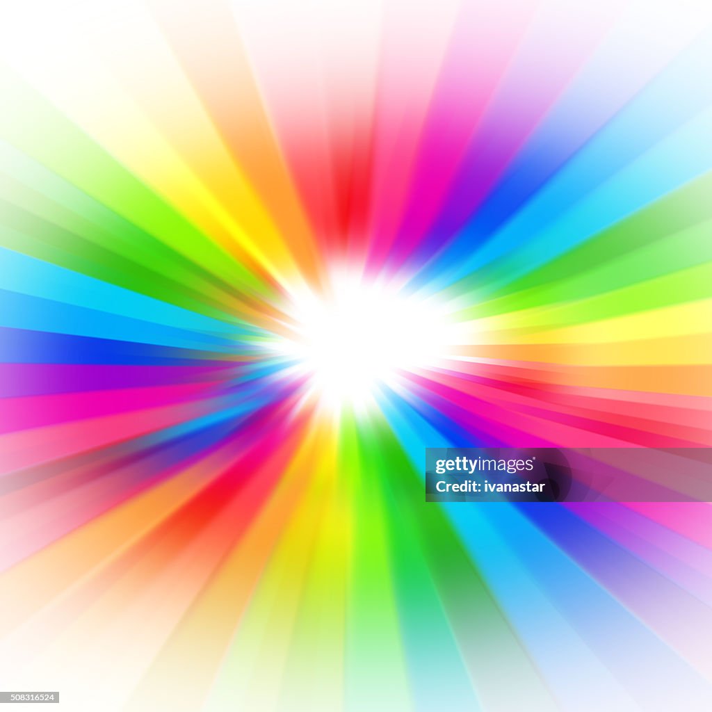 Colorful Abstract Background with Rainbow Colors