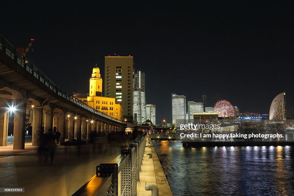 Minatomirai night view.