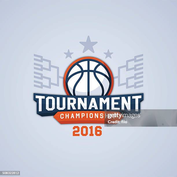 basketball tournament championship - bracket stock illustrations