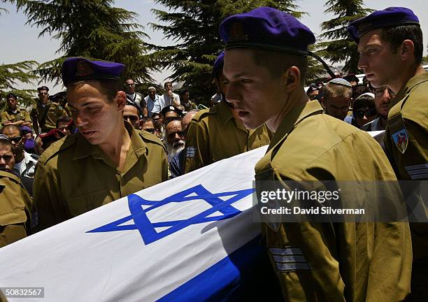israel buries her fallen soldiers - funeral of palestinian militant in gaza stock pictures, royalty-free photos & images