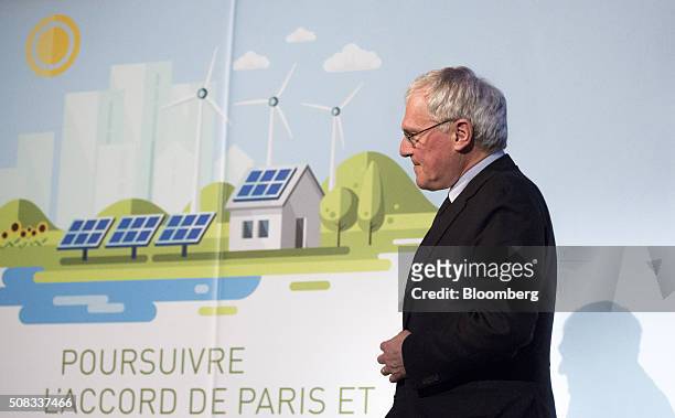 Jean-Bernard Levy, chief executive officer of Electricite de France SA , attends a renewable energy conference in Paris, France, on Thursday, Feb. 4,...
