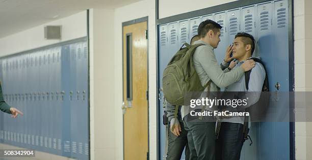 schule mobbing - bullying stock-fotos und bilder