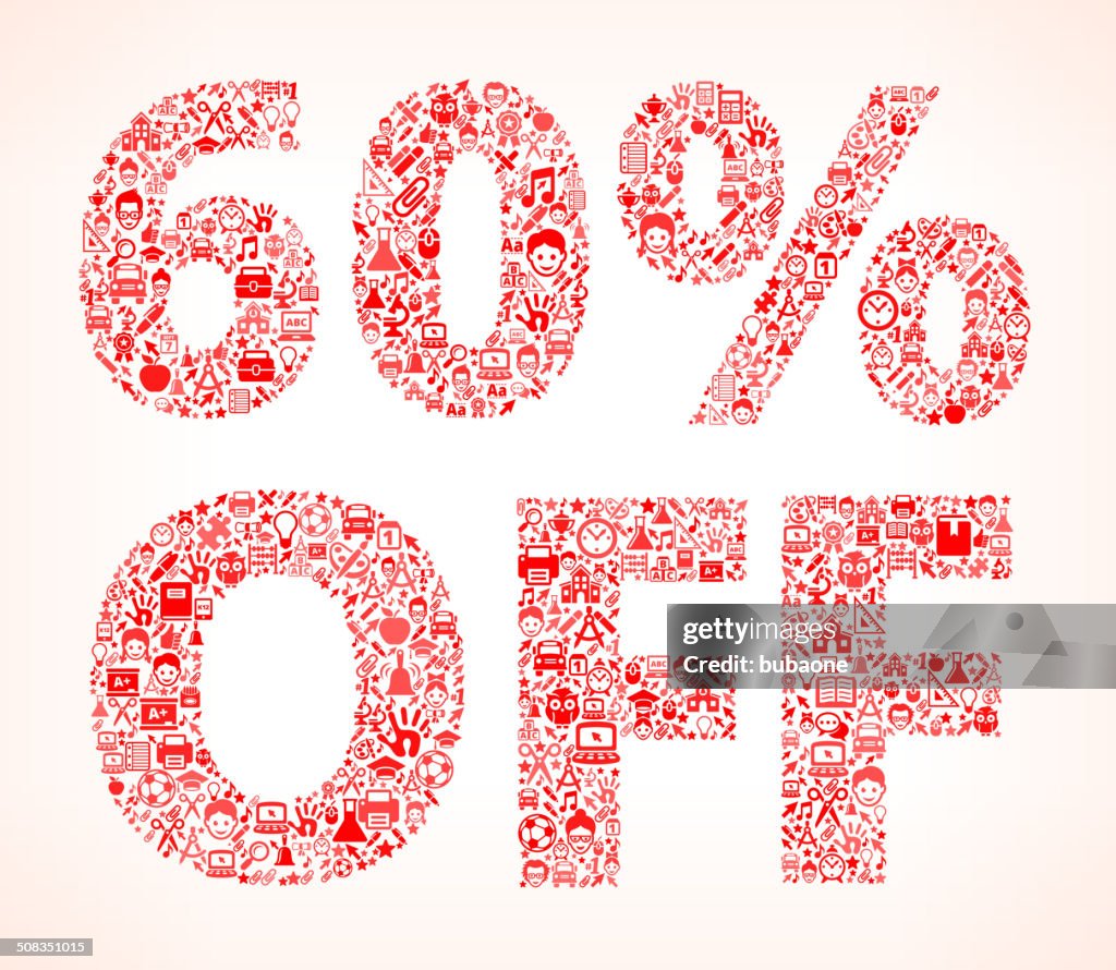 60% Off on educational royalty free vector art Pattern