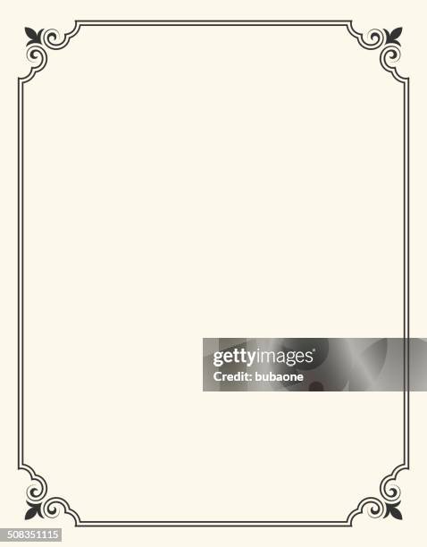 simple blank frame with fleur de lis - fleur de lys 幅插畫檔、美工圖案、卡通及圖標