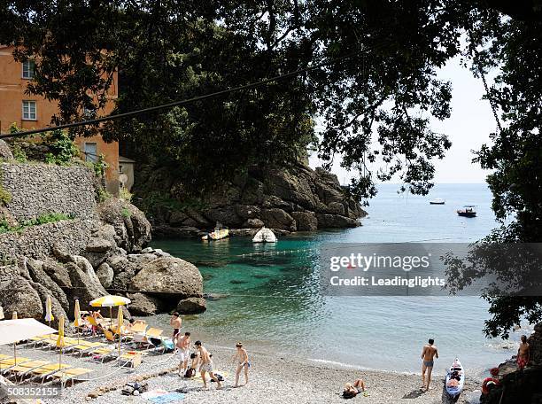 ligurian cove - portofino stock pictures, royalty-free photos & images