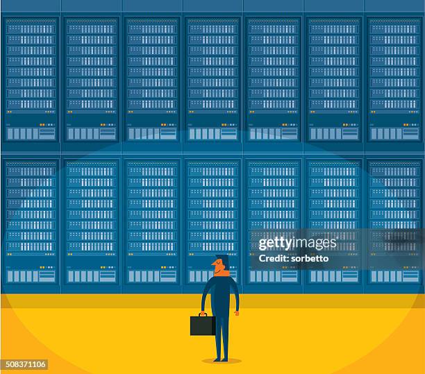 big data - storage solutions stock illustrations