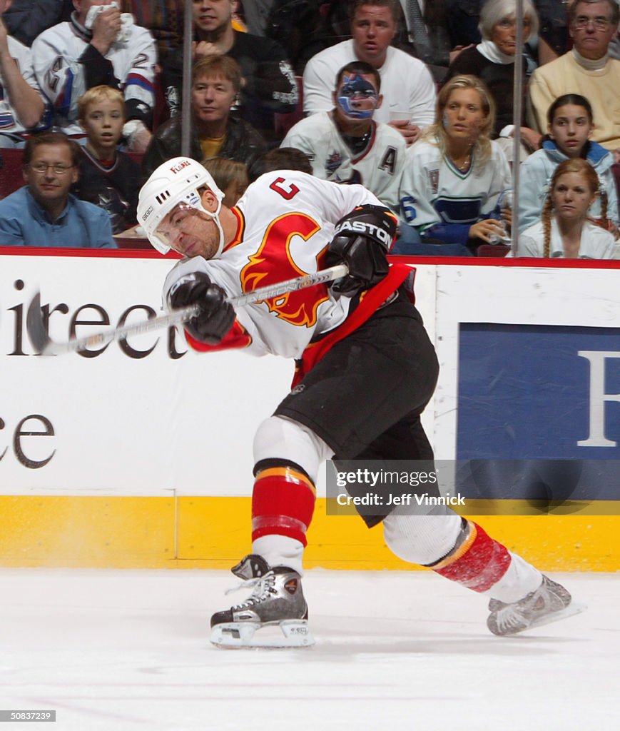 Flames v Canucks