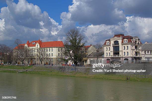 old city - uzhgorod stock pictures, royalty-free photos & images