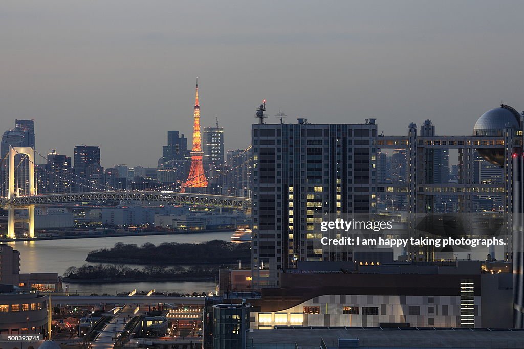Odaiba night view.