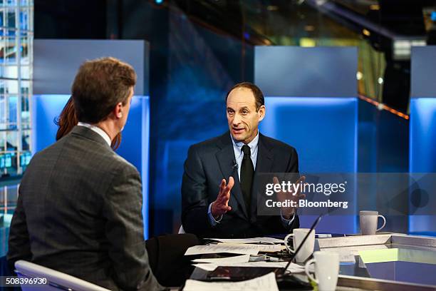 Ken Jacobs, chief executive officer of Lazard Ltd., speaks during a Bloomberg Television interview in New York, U.S., on Thursday, Feb. 4, 2016....