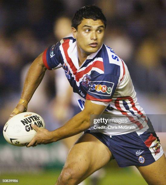 Craig Wing of the Roosters in action during the NRL round ten match between the Cronulla Sharks and the Sydney Roosters played at Toyota Park, on May...