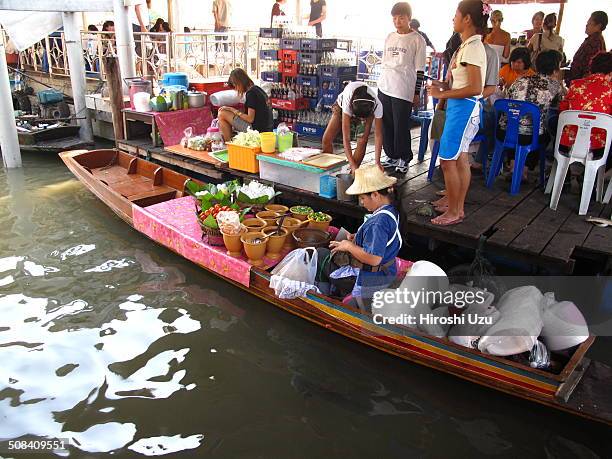 Taling Chan Floting Market, Bangkok, Thailand, January, 2010.