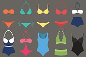 Women swimsuit types