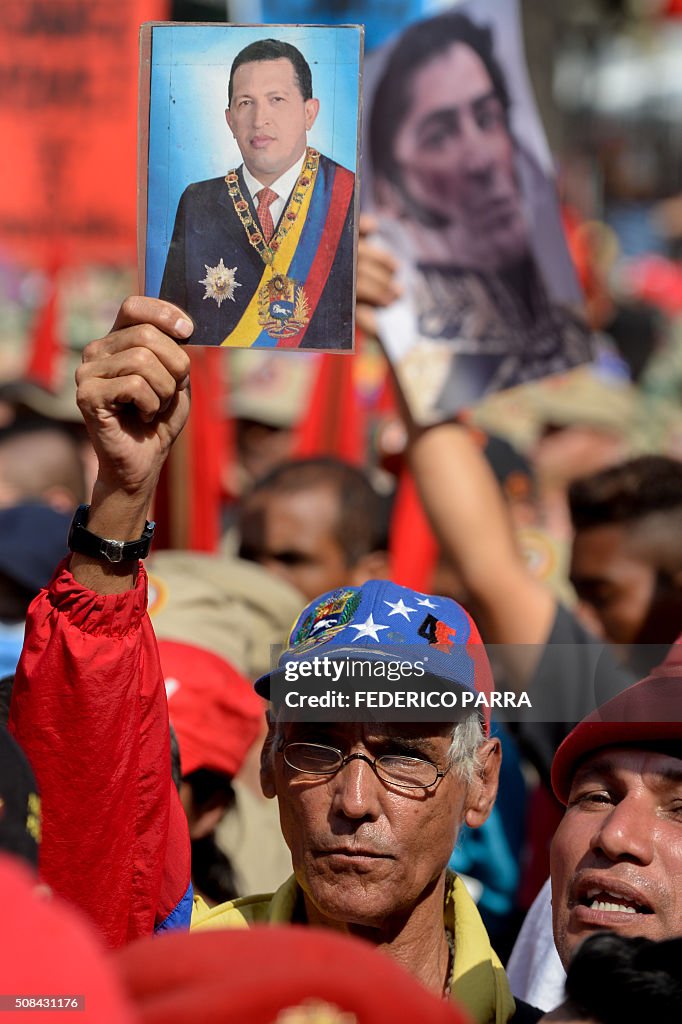 VENEZUELA-POLITICS-COUP-ANNIVERSARY-MADURO-CABELLO