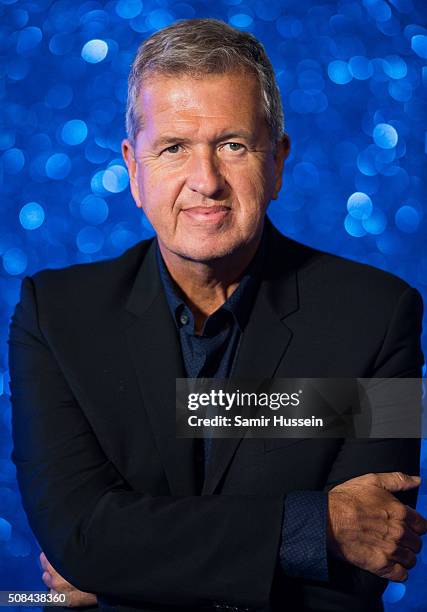 Mario Testino attends a London Fan Screening of the Paramount Pictures film "Zoolander No. 2" at Empire Leicester Square on February 4, 2016 in...