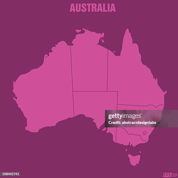 australia map - australia-flag-white-background stock illustrations