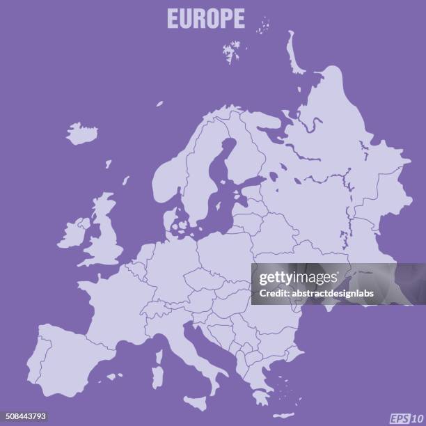 bildbanksillustrationer, clip art samt tecknat material och ikoner med europe map - kartograf