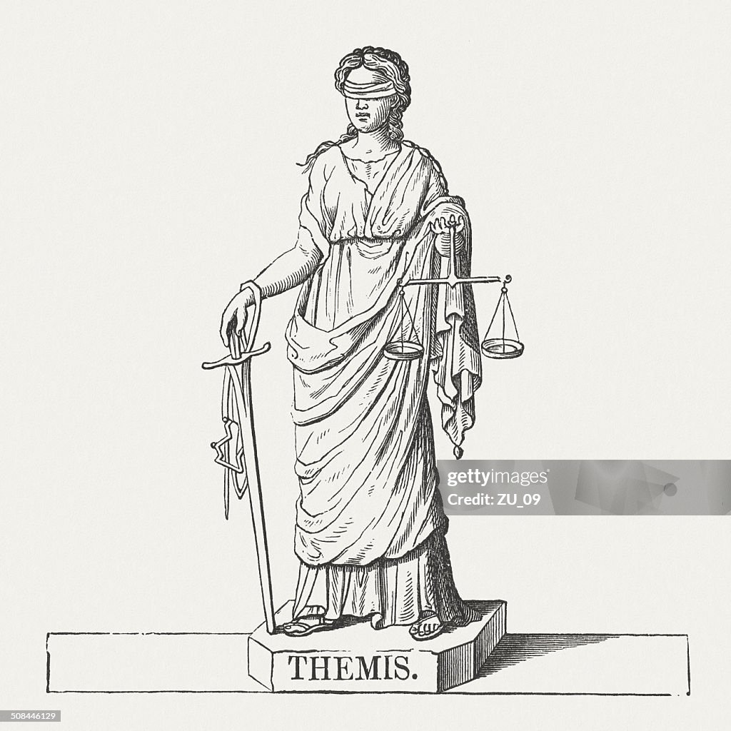 Themis der antiken griechischen Titaness
