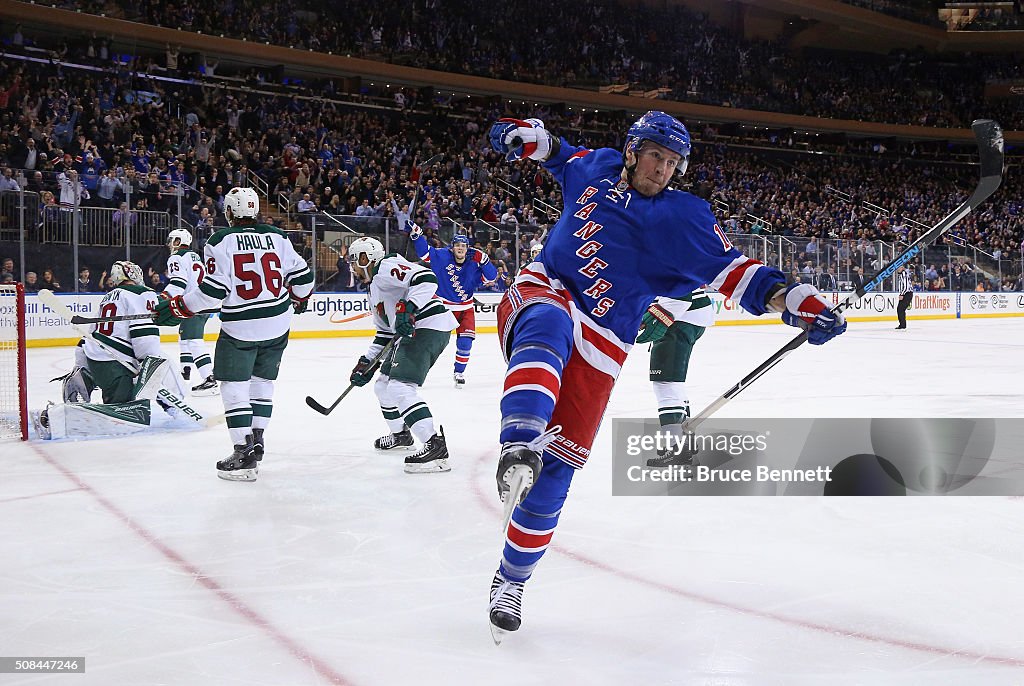 Minnesota Wild v New York Rangers