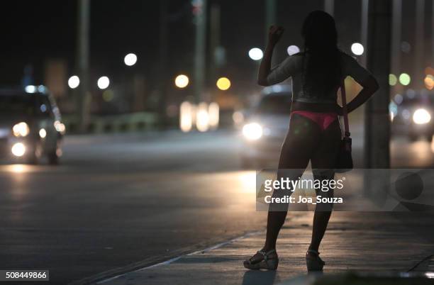 transvestite / prostitution - streetwalker stock pictures, royalty-free photos & images