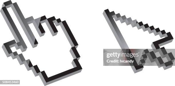 mouse cursor - computer mouse pointer stock illustrations