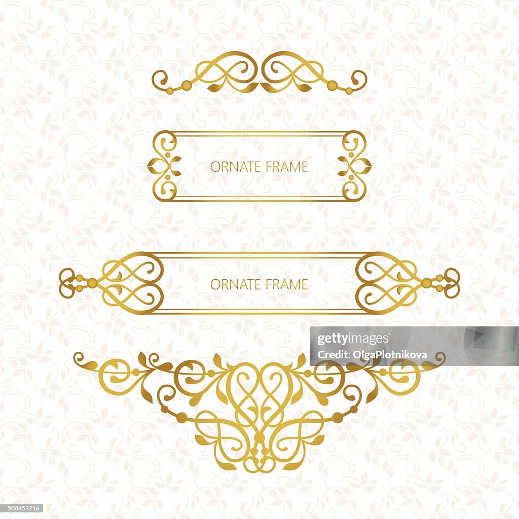 Set Vector Decorative Frame High-Res Vector Graphic - Getty Images